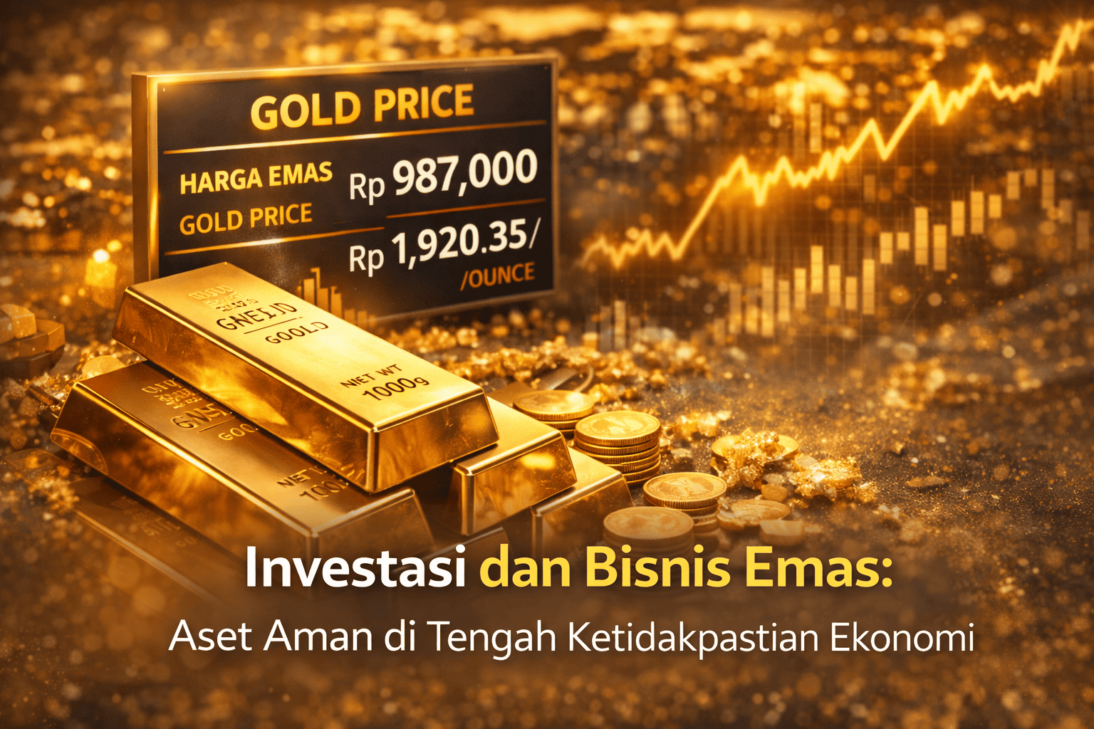Investasi dan Bisnis Emas: Aset Aman di Tengah Ketidakpastian Ekonomi